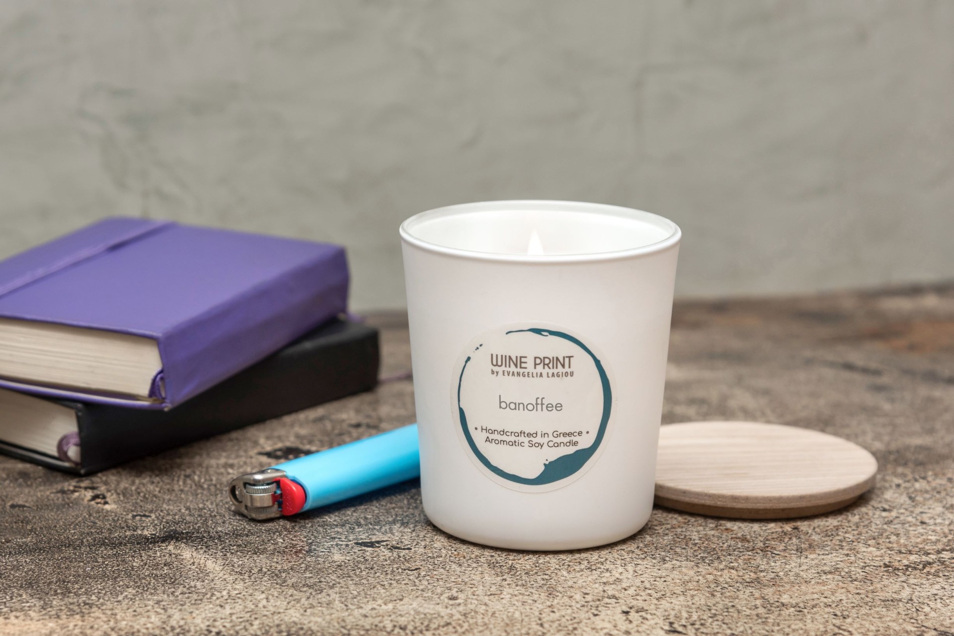 Banoffee White ceramic cup